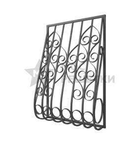 Решетка на окно сварная дутая 4-29